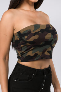 Camouflage Tube Top