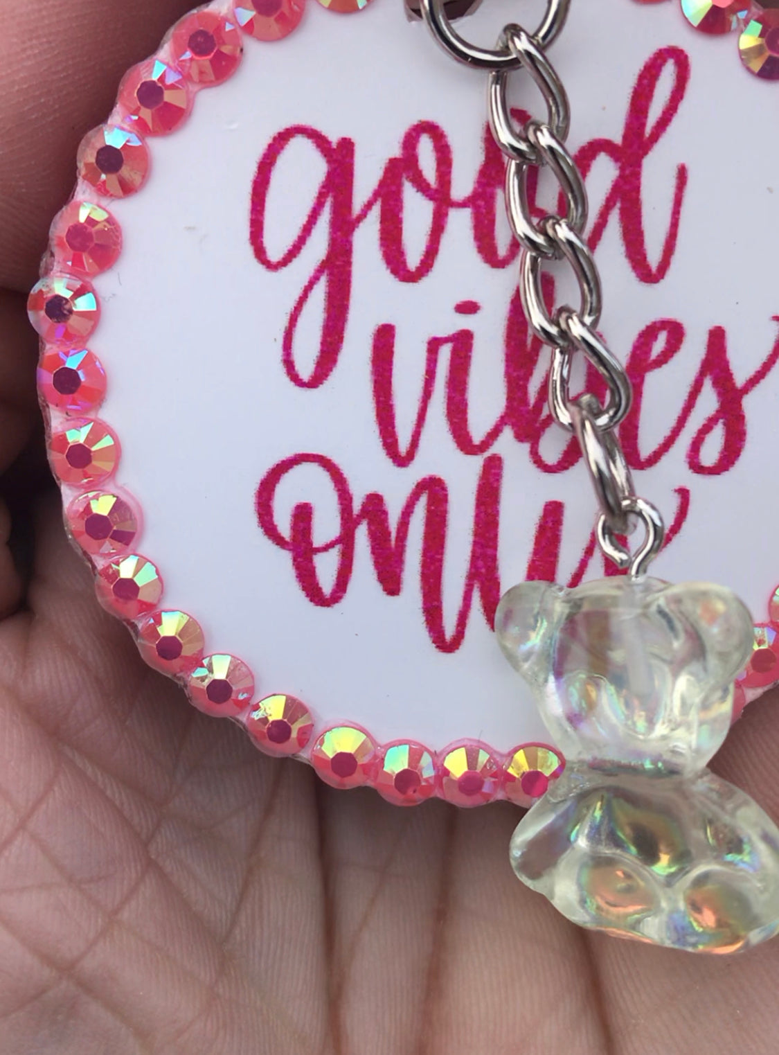 Good Vibes Only key chain
